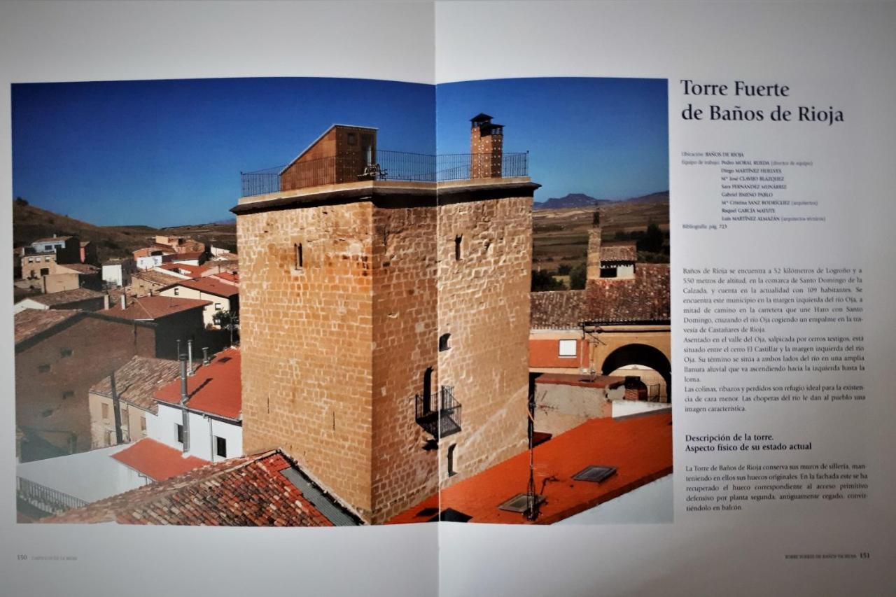 Baños de Rioja Torre Fuerte Siglo XIIIゲストハウス エクステリア 写真