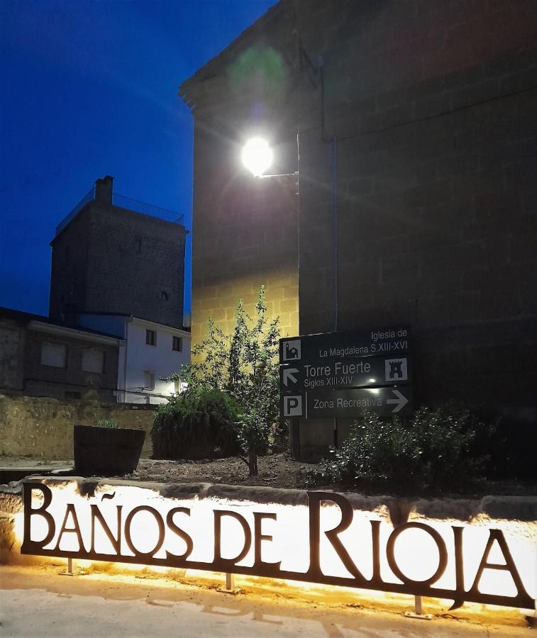 Baños de Rioja Torre Fuerte Siglo XIIIゲストハウス エクステリア 写真